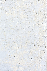 Image showing Grungy white concrete wall background