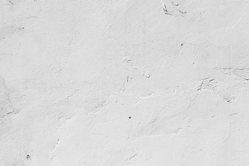 Image showing Grungy white concrete wall background