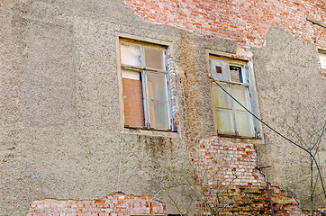 Image showing broken window