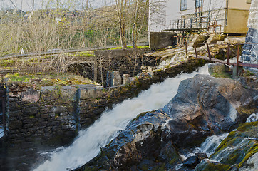 Image showing milky water rusching