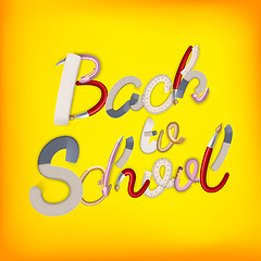 Image showing Back to school background. EPS 10