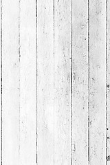 Image showing Vintage  white background wood wall.