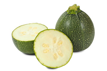 Image showing Round zucchini