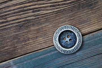Image showing vintage metal Button for clothes