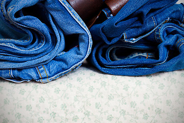 Image showing rolled up jeans