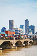 Image showing Downtown of Indianapolis