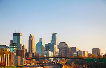 Image showing Downtown Minneapolis, Minnesota