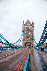 Image showing Tower bridge in London, Great Britain