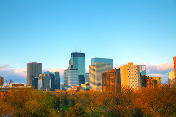 Image showing Downtown Minneapolis, Minnesota