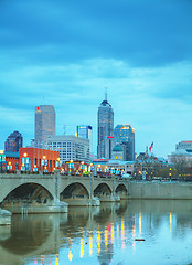 Image showing Downtown of Indianapolis