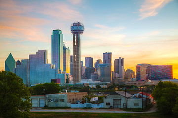 Image showing Overview of downtown Dallas