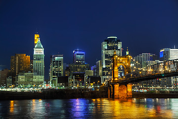 Image showing Cincinnati downtown overview