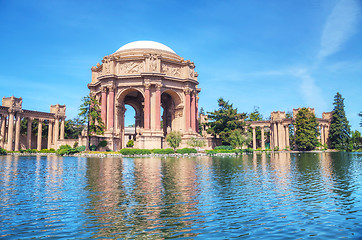 Image showing The Palace of Fine Arts in San Francisco