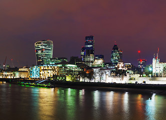 Image showing Financial district of the City of London