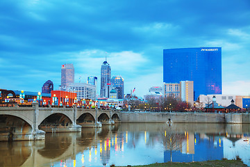 Image showing Downtown of Indianapolis