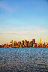 Image showing Downtown of San Francisco as seen from the bay