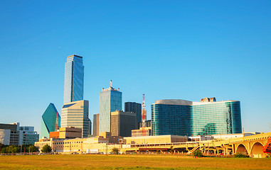 Image showing Overview of downtown Dallas