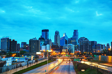 Image showing Downtown Minneapolis, Minnesota