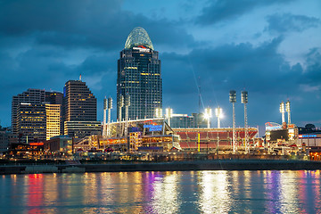 Image showing Great American Ball Park stadium in Cincinnati