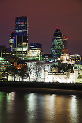 Image showing London city at the night time