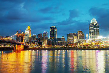 Image showing Cincinnati downtown overview