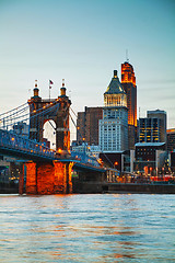 Image showing Cincinnati downtown overview