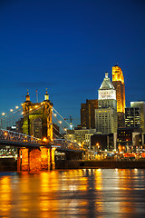 Image showing Chicago downtown cityscape