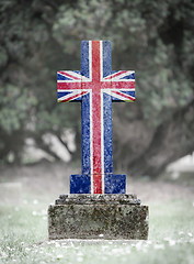 Image showing Gravestone in the cemetery - United Kingdom