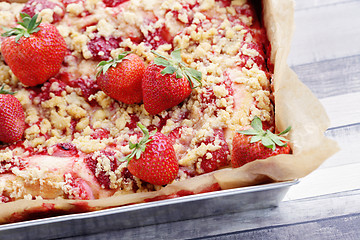 Image showing strawberry pie