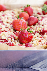 Image showing strawberry pie