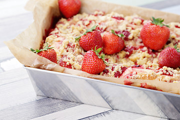 Image showing strawberry pie