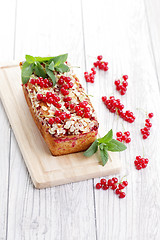 Image showing red currants pie