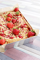 Image showing strawberry pie