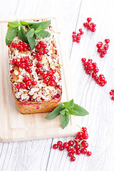 Image showing red currants pie