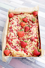 Image showing strawberry pie