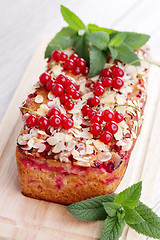 Image showing red currants pie