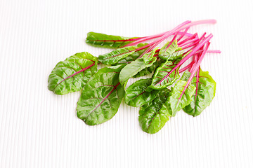 Image showing beetroot leaves