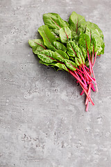 Image showing beetroot leaves