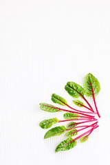 Image showing beetroot leaves