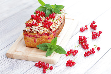 Image showing red currants pie