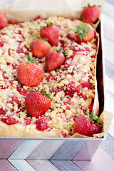 Image showing strawberry pie