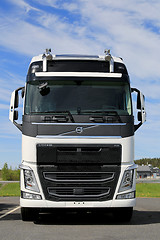 Image showing New White Volvo FH Truck, Front View