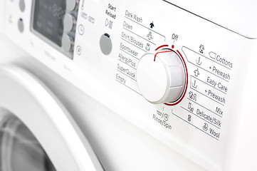 Image showing closeup of laundry or washing machine