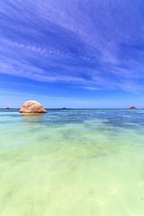 Image showing asia in thailand  kho    rocks   and  sea 