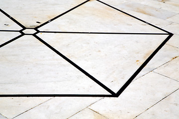 Image showing busto arsizio     pavement of a curch and marble