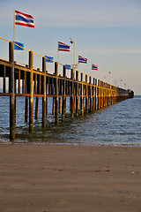 Image showing thailand lomprayah bay isle white  beach     