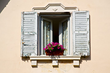 Image showing venegono window  varese palaces italy   abstract 
