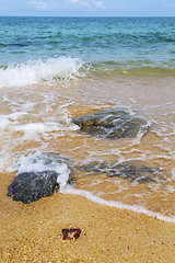 Image showing kho samui   bay asia isle white  beach  