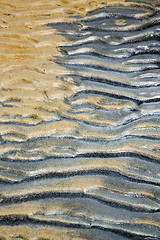 Image showing   tao bay abstract of a  wet sand and the beach in  south china 