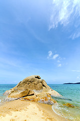 Image showing asia   bay isle white  beach   south   sea kho s 